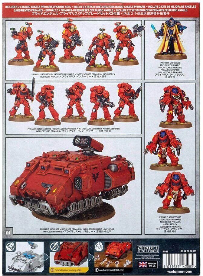 Warhammer 40000 Combat Patrol : Blood Angels. kaina ir informacija | Klijuojami modeliai | pigu.lt