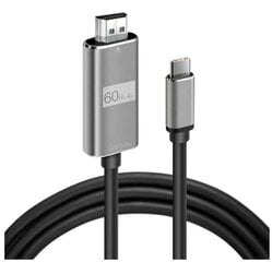 Zenwire, HDMI, USB 3.1 C, 2m kaina ir informacija | Kabeliai ir laidai | pigu.lt