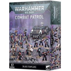 Warhammer 40000 Combat Patrol : Black Templars kaina ir informacija | Klijuojami modeliai | pigu.lt