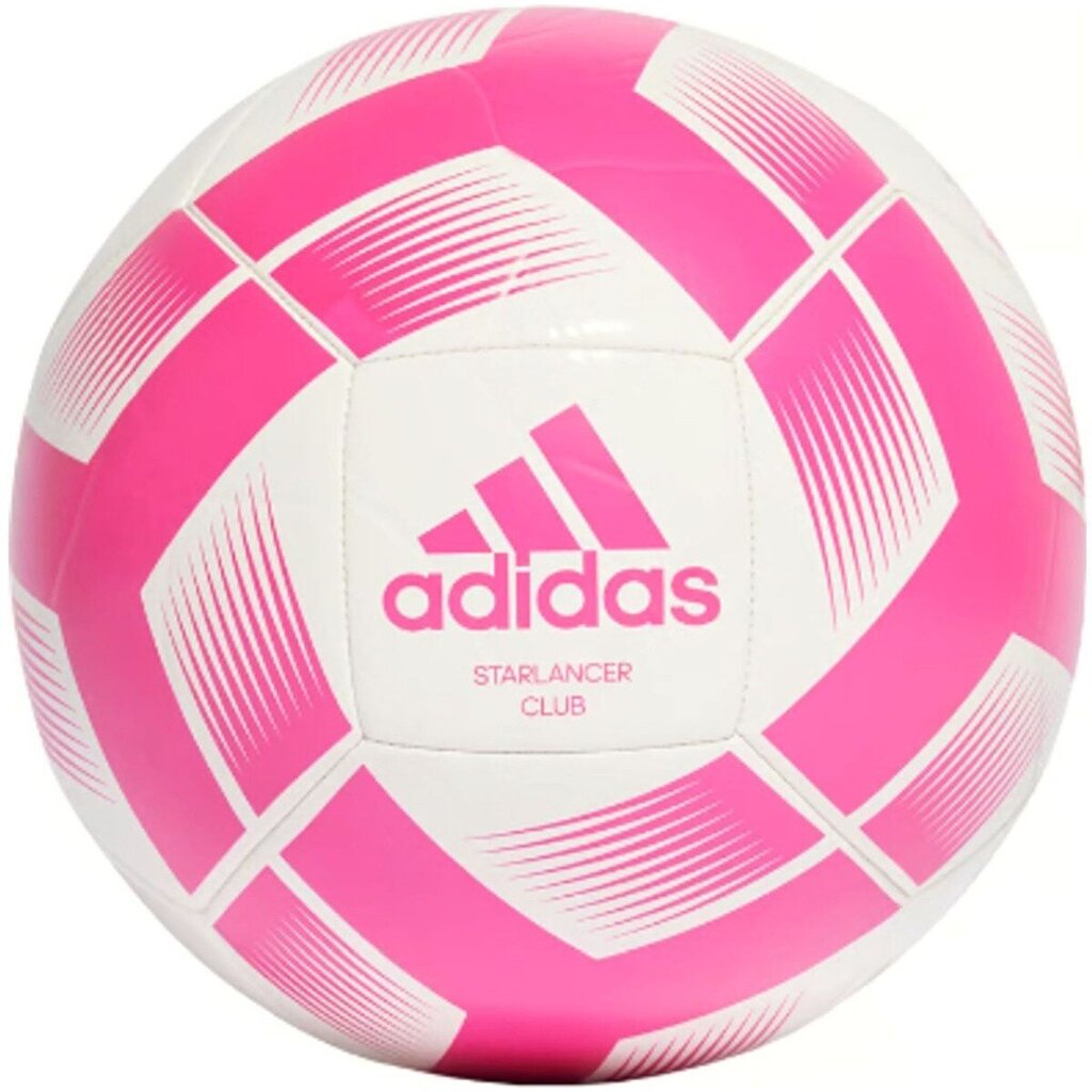 Futbolo kamuolys Adidas Starlancer, rožinis, 5 dydis цена и информация | Futbolo kamuoliai | pigu.lt