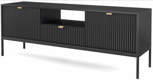 ТВ столик Piaski, черный цвет цена и информация | Тумбы под телевизор | pigu.lt