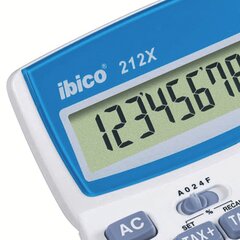 Калькулятор Ibico    Синий Белый 12 Цифры цена и информация | Канцелярские товары | pigu.lt