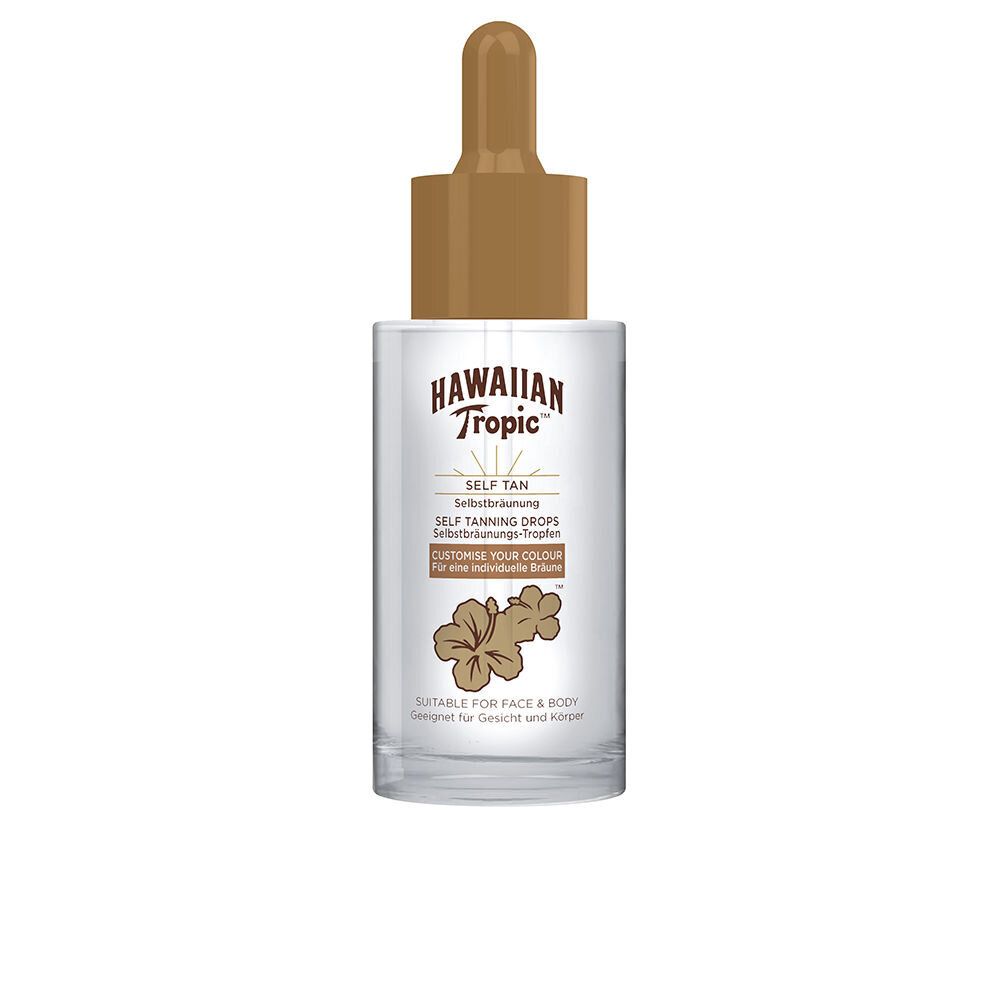 Savaiminio įdegio lašai Hawaiian Tropic Self Tan Drops Bottle Tanning, 30ml kaina ir informacija | Savaiminio įdegio kremai | pigu.lt