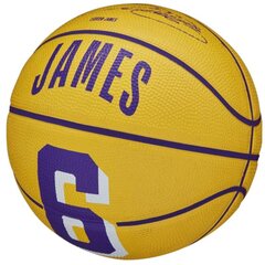 Krepšinio kamuolys Wilson NBA Player Icon mini LeBron James WZ4007201XB, 3 dydis kaina ir informacija | Krepšinio kamuoliai | pigu.lt