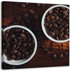 Холст, чашки, полные кофе 29,99 цена и информация | Репродукции, картины | pigu.lt