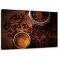 Paveikslas Puodelis kavos ir grūdų kaina ir informacija | Reprodukcijos, paveikslai | pigu.lt