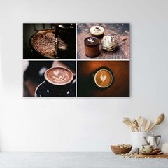 Холст, принт, кофе и сладости 59,99 цена и информация | Репродукции, картины | pigu.lt
