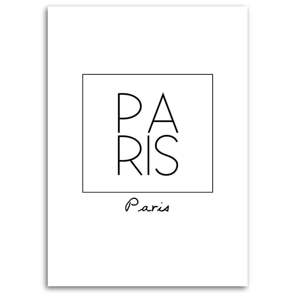 Reprodukcija Užrašas Paryžius kaina ir informacija | Reprodukcijos, paveikslai | pigu.lt