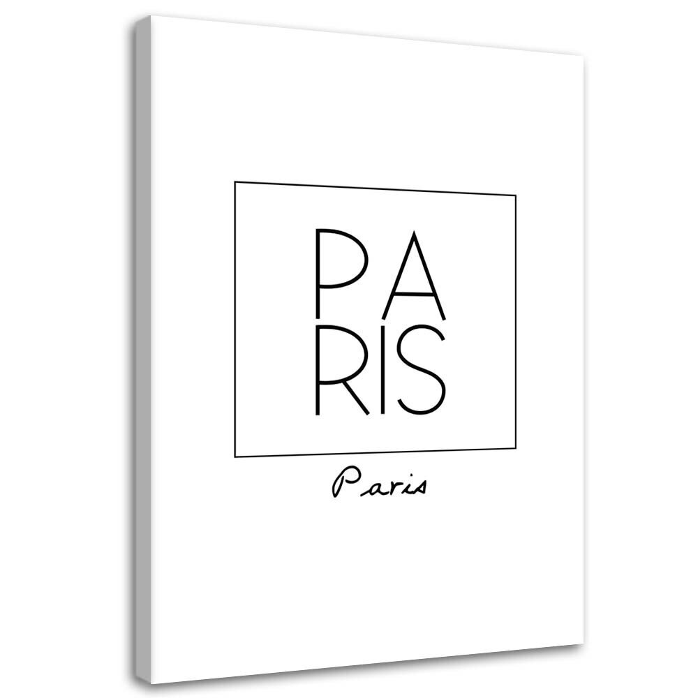 Reprodukcija Užrašas Paryžius kaina ir informacija | Reprodukcijos, paveikslai | pigu.lt