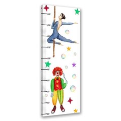 Детский ростомер, Цирк, 40x100 см цена и информация | Репродукции, картины | pigu.lt