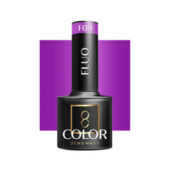 ocho nails fluo hybrid lacquer f09 -5 г цена и информация | Лаки, укрепители для ногтей | pigu.lt