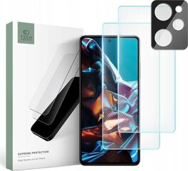 Apsauginis stiklas Tech-Protect Supreme Xiaomi Poco X5 Pro 5G kaina ir informacija | Apsauginės plėvelės telefonams | pigu.lt