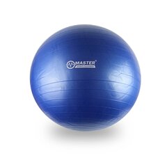 Mėlynas gimnastikos kamuolys Super Ball, 86 cm, mėlynas цена и информация | Другие товары для фитнеса | pigu.lt