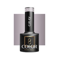 Hibridinis nagų lakas Ocho Nails Gray, pilkas 605, 5 g kaina ir informacija | Ocho Nails Kvepalai, kosmetika | pigu.lt