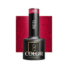 Hibridinis nagų lakas Ocho Nails Glitter 206, 5 g цена и информация | Лаки, укрепители для ногтей | pigu.lt