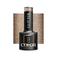 Hybridinis nagų lakas Ocho Nails Glitter G06, 5 g kaina ir informacija | Nagų lakai, stiprintojai | pigu.lt