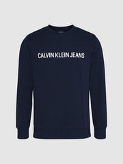 Džemperis vyrams Calvin Klein Jeans J30J307757 402, mėlynas цена и информация | Мужские толстовки | pigu.lt