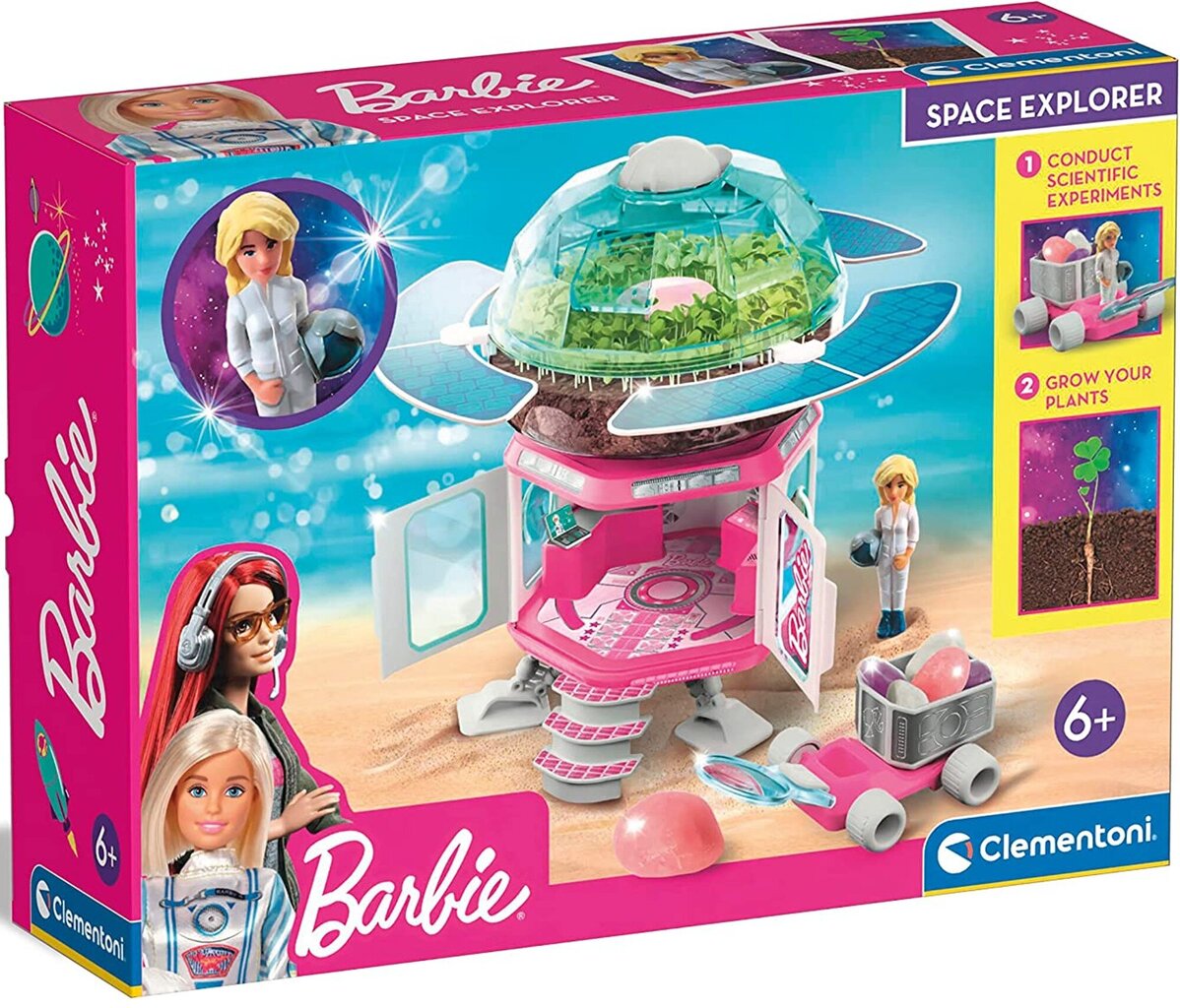 Rinkinys Clementoni Barbie in Space 19302 цена и информация | Žaislai mergaitėms | pigu.lt