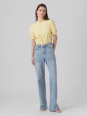 Vero Moda marškinėliai moterims 10275520*02, geltoni kaina ir informacija | Marškinėliai moterims | pigu.lt