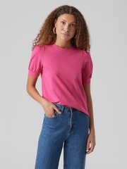 Vero Moda женская футболка 10275520*03, розовый/красный 5715366983731 цена и информация | Футболка женская | pigu.lt