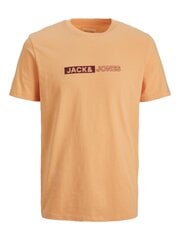Marškinėliai vyrams Jack&Jones 12221946*03, oranžiniai kaina ir informacija | Vyriški marškinėliai | pigu.lt