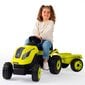 Traktorius su priekaba Smoby, žalias, XL kaina ir informacija | Žaislai berniukams | pigu.lt
