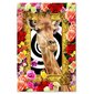 Reprodukcija Žirafa ir spalvingos rožės kaina ir informacija | Reprodukcijos, paveikslai | pigu.lt