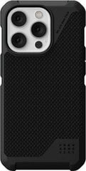 UAG Metropolis LT MagSafe case for iPhone 14 Pro - black kevlar цена и информация | Чехлы для телефонов | pigu.lt