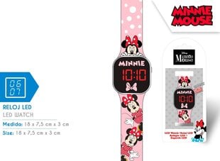 Minnie Mouse LED laikrodis kaina ir informacija | Aksesuarai vaikams | pigu.lt