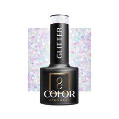 Hibridinis nagų lakas Ocho Nails Glitter G01, 5 g kaina ir informacija | Nagų lakai, stiprintojai | pigu.lt