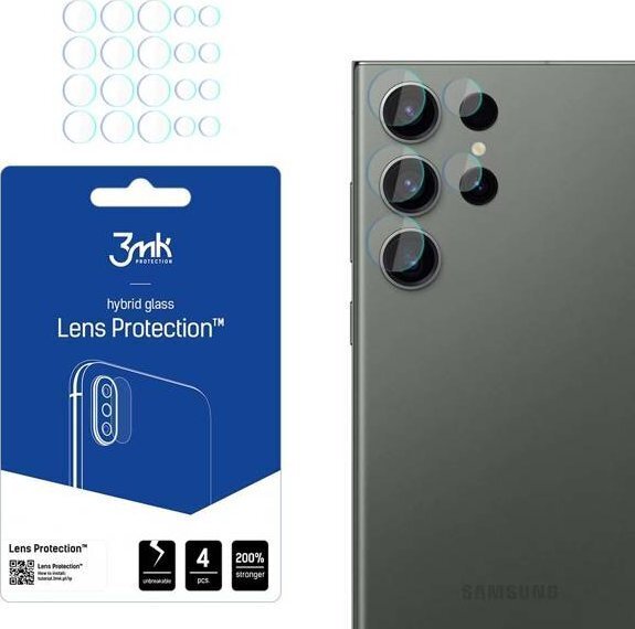 3MK Hybrid Glass Lens Protection цена и информация | Apsauginės plėvelės telefonams | pigu.lt