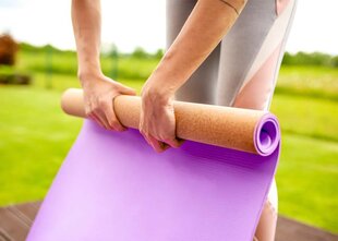 Коврик для йоги Master Yoga 4 мм, 183 x 61 см цена и информация | Коврики для йоги, фитнеса | pigu.lt