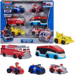 Transporto priemonių rinkinys Paw Patrol ( Šunyčiai Patruliai) True Metal цена и информация | Игрушки для мальчиков | pigu.lt