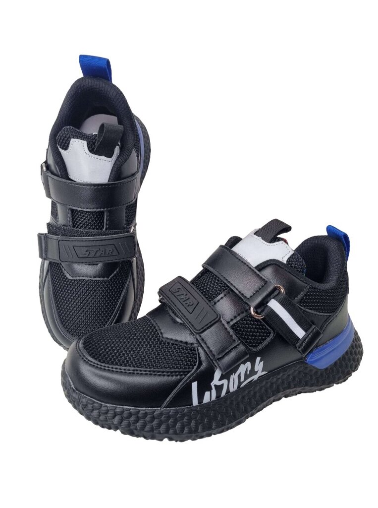 Sportiniai batai berniukams Bi&Ki, juodi kaina ir informacija | Sportiniai batai vaikams | pigu.lt