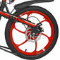Elektrinis dviratis Manta MES2001L T-MLX54258 20", juodas/raudonas kaina ir informacija | Elektriniai dviračiai | pigu.lt