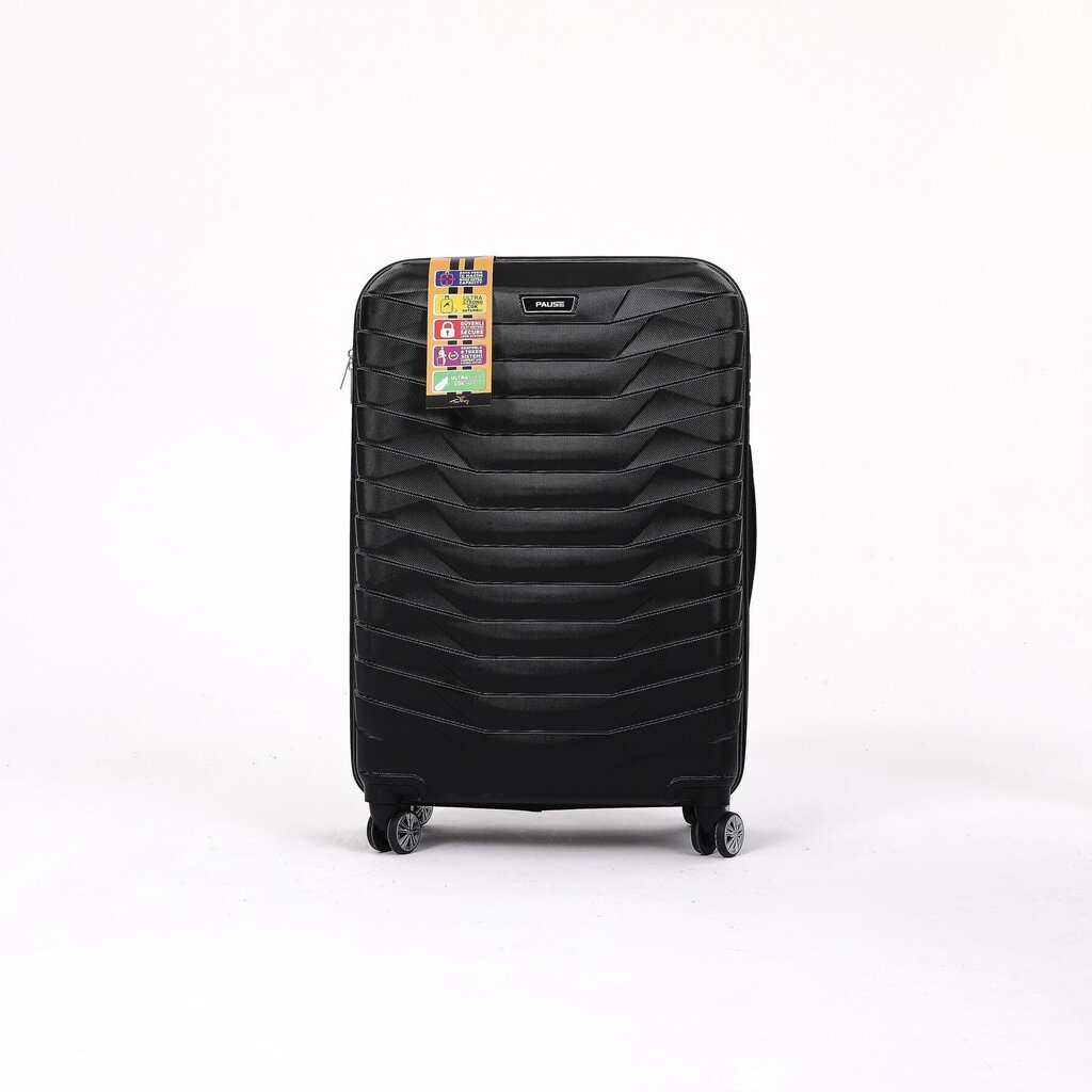 Didelis lagaminas Polina 317, L, juodas kaina ir informacija | Lagaminai, kelioniniai krepšiai | pigu.lt