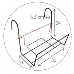 Vazonų laikiklis Siesta 14 cm kaina ir informacija | Loveliai | pigu.lt