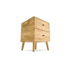 Ąžuolinis staliukas Cube No. 2, Natural Oil-wax kaina ir informacija | Spintelės prie lovos | pigu.lt