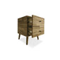 Ąžuolinis staliukas Cube No. 2, Rustic kaina ir informacija | Spintelės prie lovos | pigu.lt
