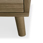 Ąžuolinis staliukas Tabb No. 1, rudas kaina ir informacija | Spintelės prie lovos | pigu.lt