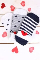 Kojinės moterims Sokisahtel, įvairių spalvų, 3 poros kaina ir informacija | Moteriškos kojinės | pigu.lt
