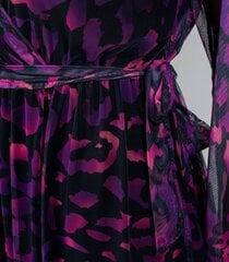Женское платье 232545 01, черный/лиловый 232545*01-ONE цена и информация | Платья | pigu.lt