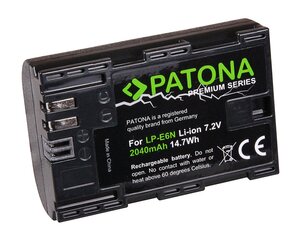 Patona LP-E6N 1259 kaina ir informacija | Akumuliatoriai fotoaparatams | pigu.lt