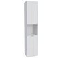Vonios spintelė Aatrium, 35x30x165 cm, balta цена и информация | Vonios spintelės | pigu.lt