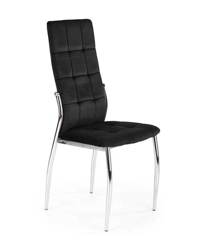 4-ių kėdžių komplektas Halmar K416, juodas kaina ir informacija | Virtuvės ir valgomojo kėdės | pigu.lt