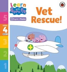 Learn with Peppa Phonics Level 4 Book 15 - Vet Rescue! (Phonics Reader) kaina ir informacija | Knygos vaikams | pigu.lt