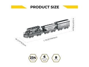 Konstruktorius Metal Time Heavy Loco (mechaninis) MT023 kaina ir informacija | Konstruktoriai ir kaladėlės | pigu.lt