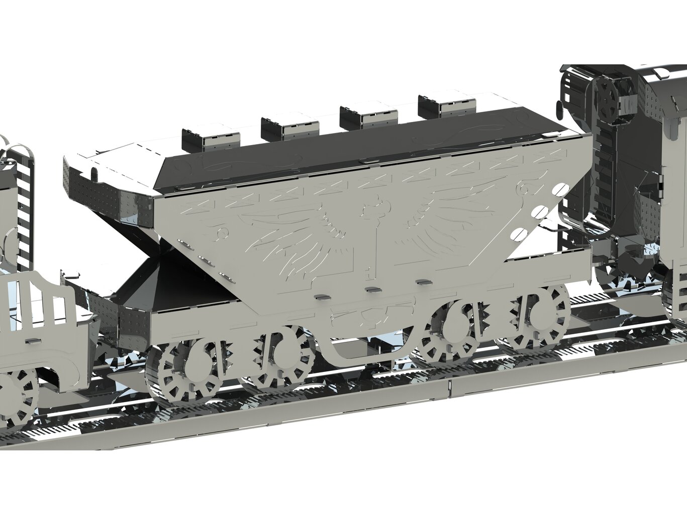 Konstruktorius Metal Time Heavy Loco (mechaninis) MT023 kaina ir informacija | Konstruktoriai ir kaladėlės | pigu.lt