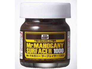 Gruntas Mr.Hobby - Mr. Mahogany Surfacer 1000 SF-290, 40 ml, rudas kaina ir informacija | Piešimo, tapybos, lipdymo reikmenys | pigu.lt