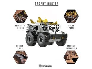 Konstruktorius Metal Time Trophy Hunter (mechaninis) MT056 kaina ir informacija | Konstruktoriai ir kaladėlės | pigu.lt